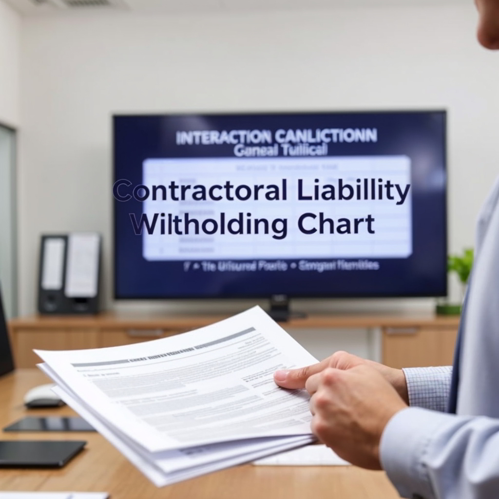 Contractor General Liability Withholding Chart For Uninsured Workers